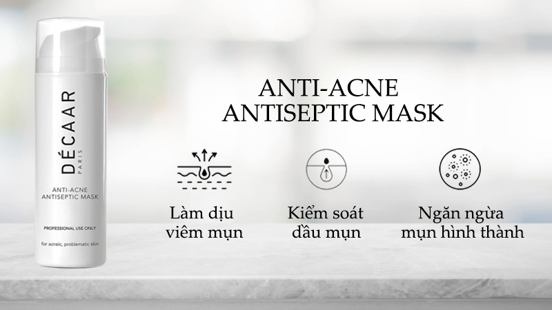 Công dụng của Décaar Anti-Acne Antiseptic Mask