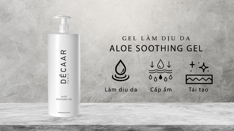 Công dụng của Décaar Aloe Soothing Gel