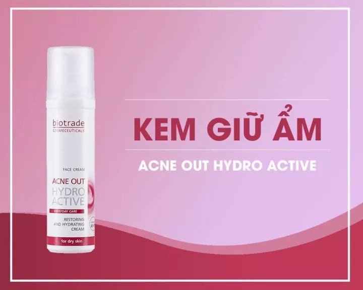 Công dụng của kem dưỡng ẩm Biotrade Acenaut Hydro Active Cream