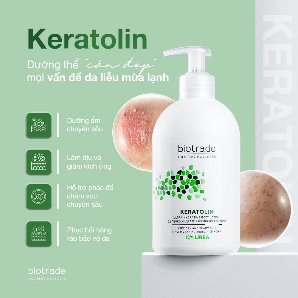 Biotrade Keratolin Body Hydrating Lotion 8% Urea