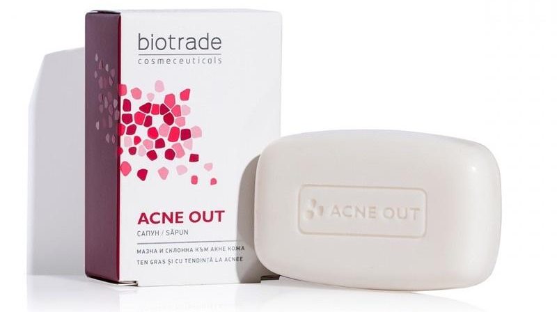 Xà phòng tắm ngăn ngừa mụn Biotrade Acnaut Soap