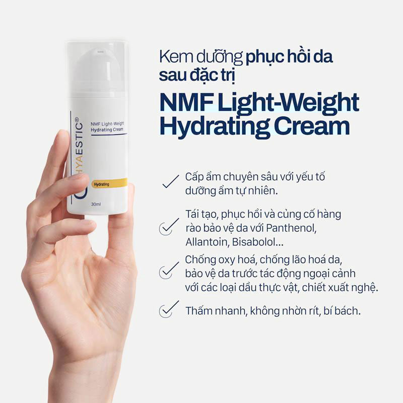 Công dụng nổi bật của Kem phục hồi da hư tổn Hyaestic Hydrating Cream
