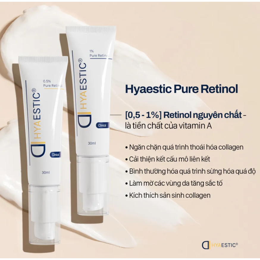 Kem tái tạo da Hyaestic 0,5% Pure Retinol