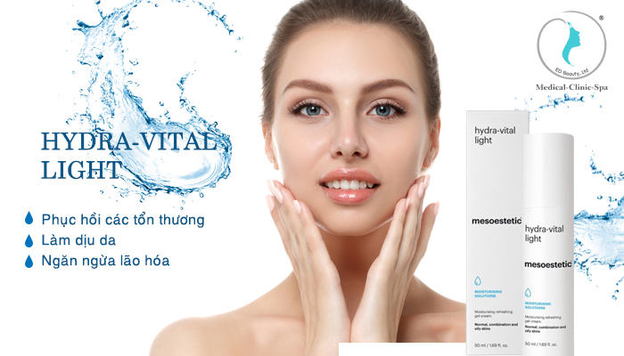 Kem dưỡng ẩm Mesoestetic Hydra-Vital Light Gel Cream