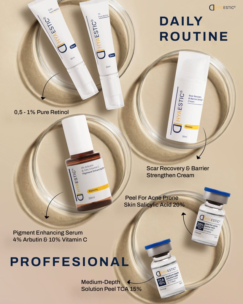 Hình: Routine chăm da từ Hyaestic