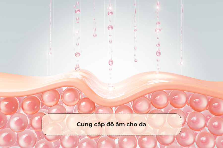Hình: Cấp ẩm cho da