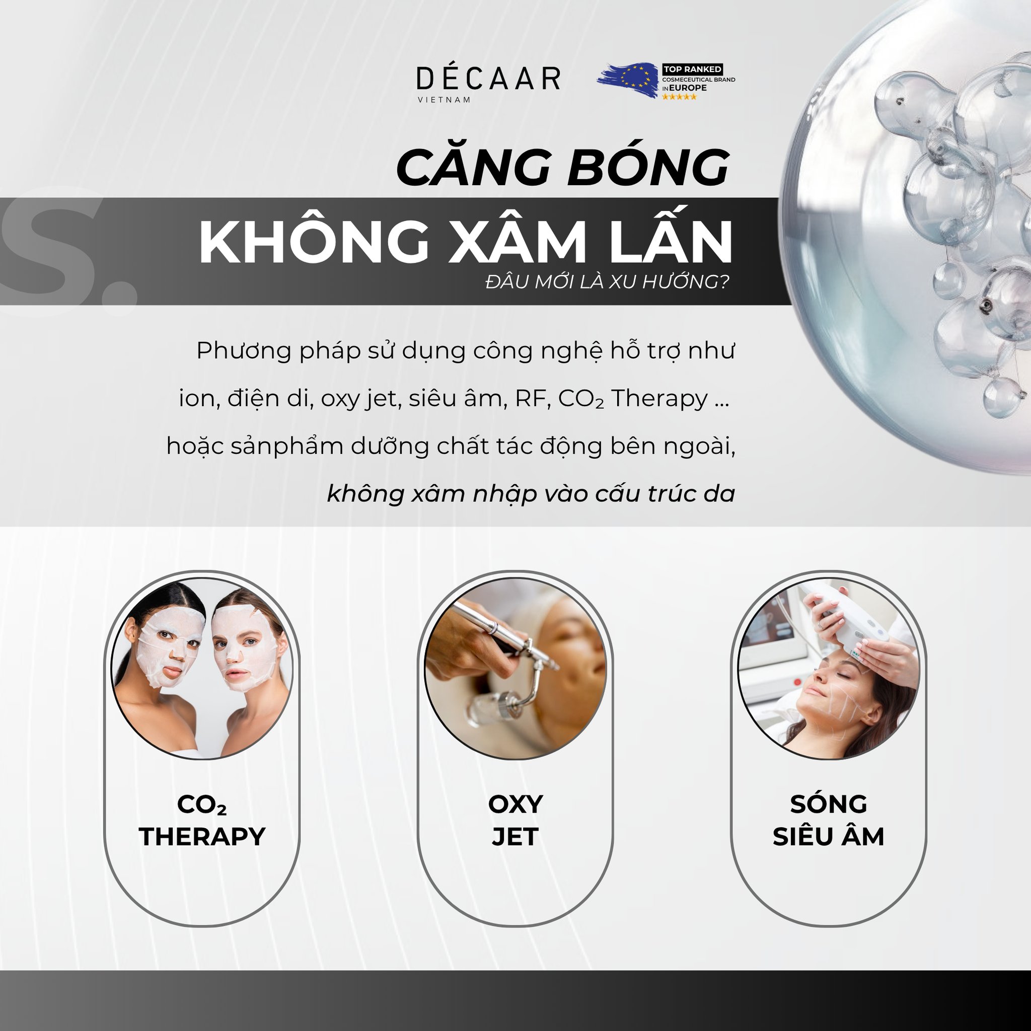 Hình: Xu hướng căng bóng da không xâm lấn