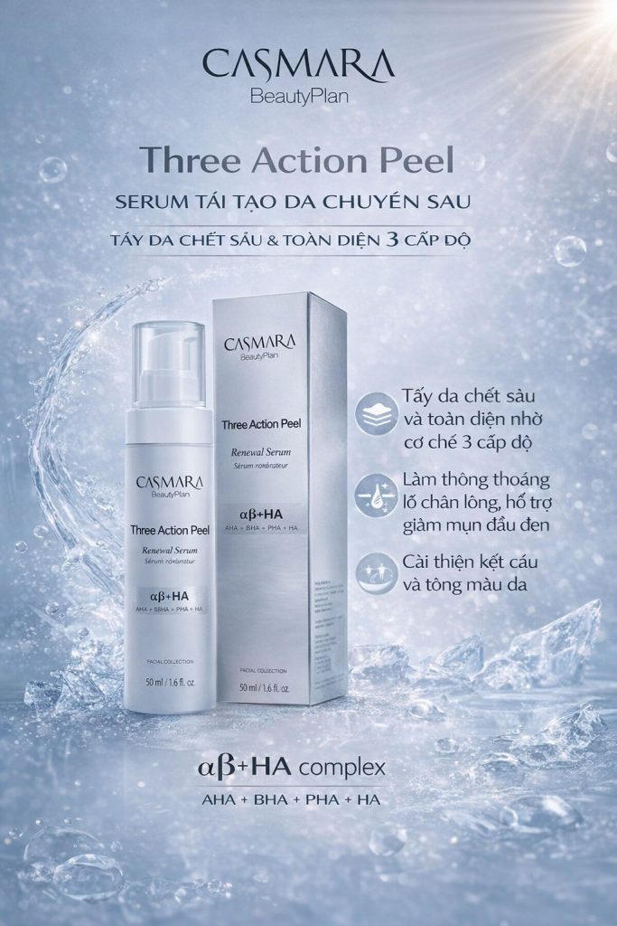 Hình: Công dụng Casmara Three Action Peel