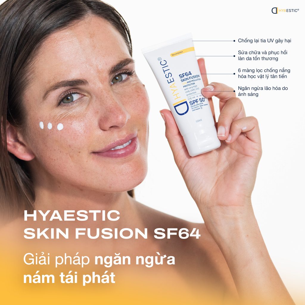 Hình: Kem chống nắng Hyaestic SPF 64 phù hợp da nhạy cảm và da yếu