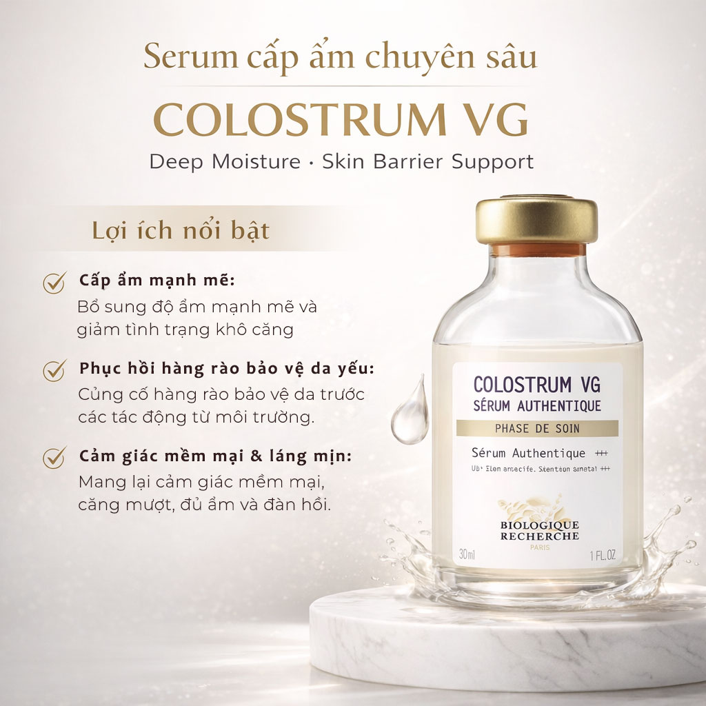 Hình: Công dụng Biologique Recherche Colostrum VG