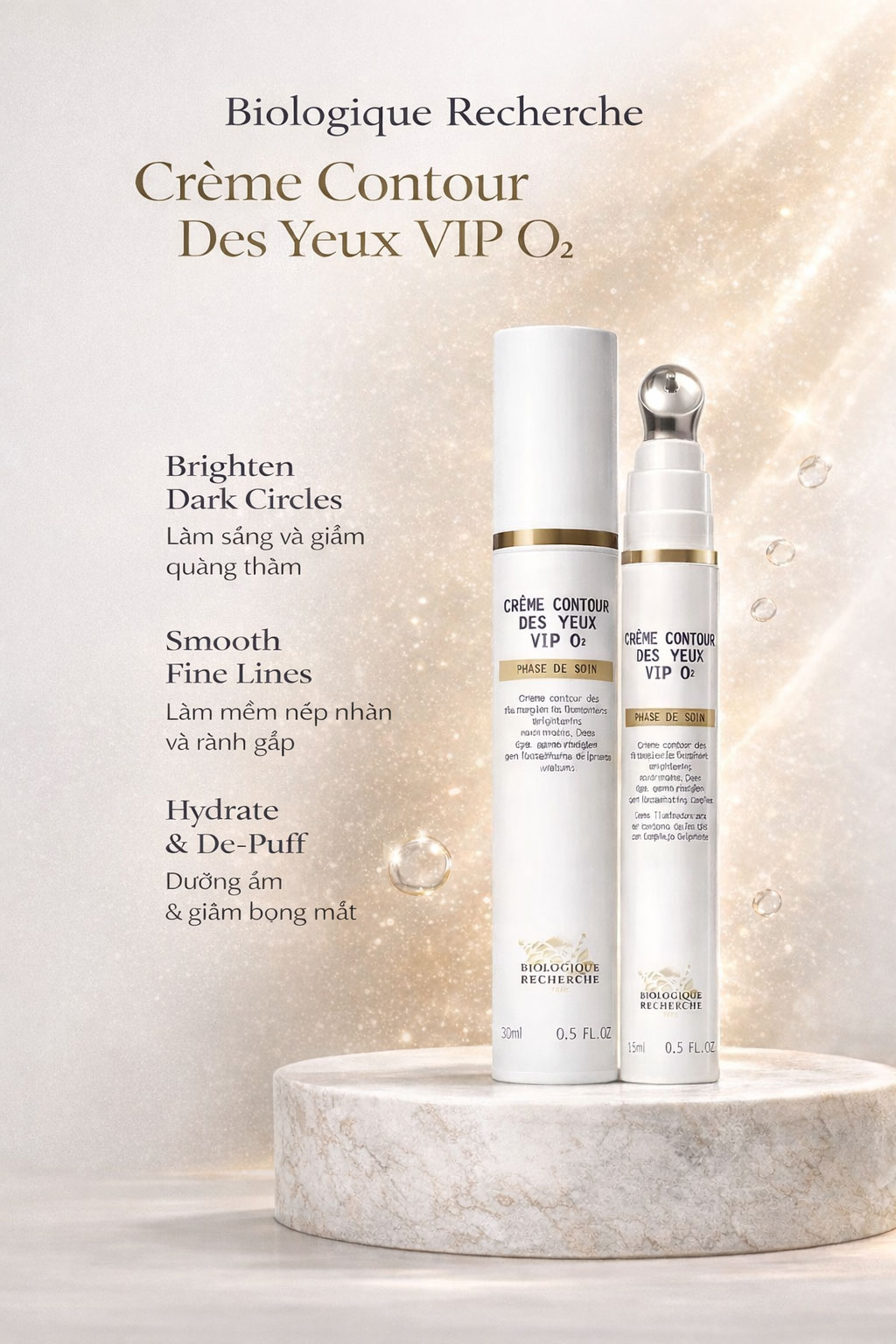 Hình: Công dụng Biologique Recherche Creme Contour Des Yeux VIP O2