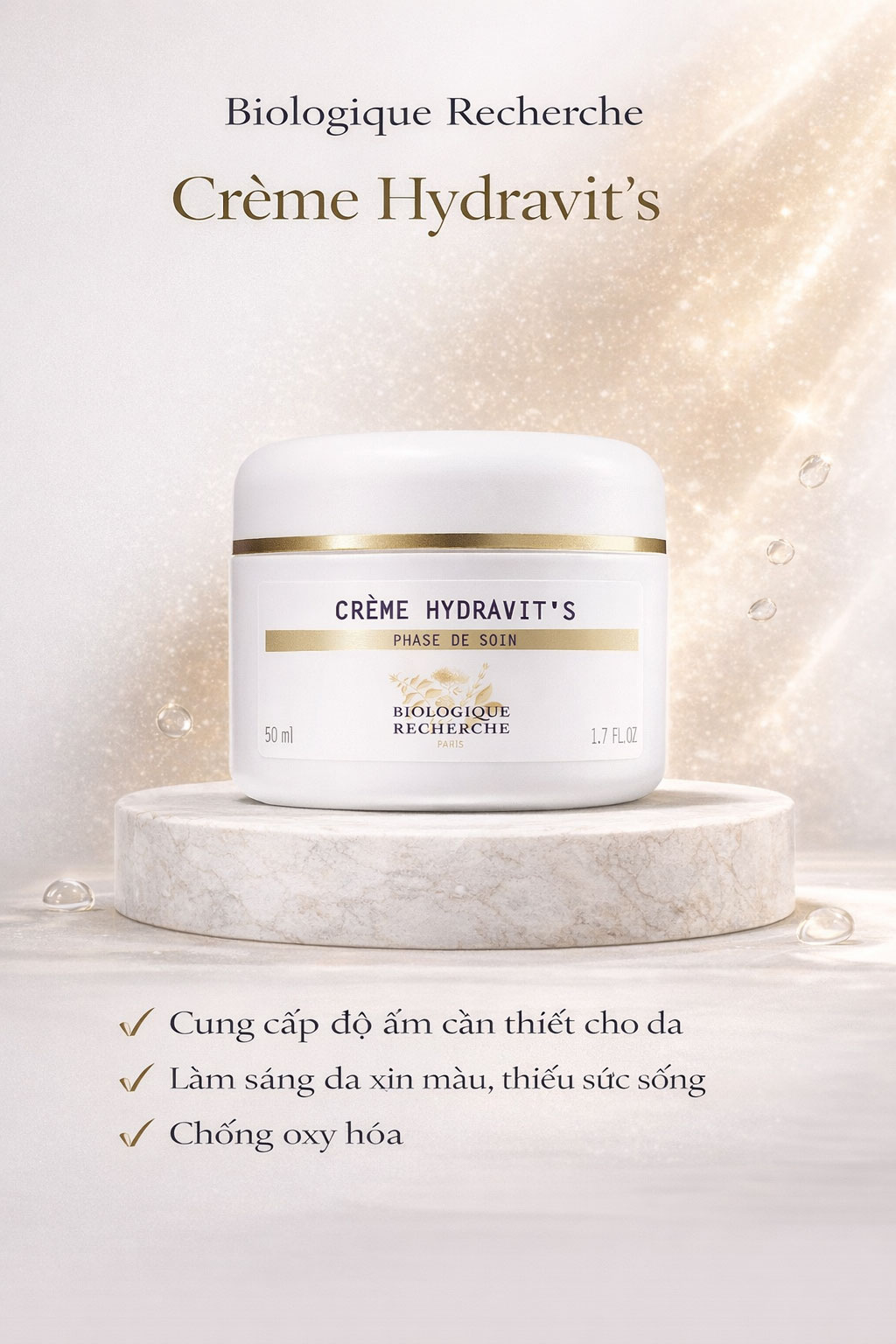 Hình Công dụng Biologique Recherche Creme Hydravit’S