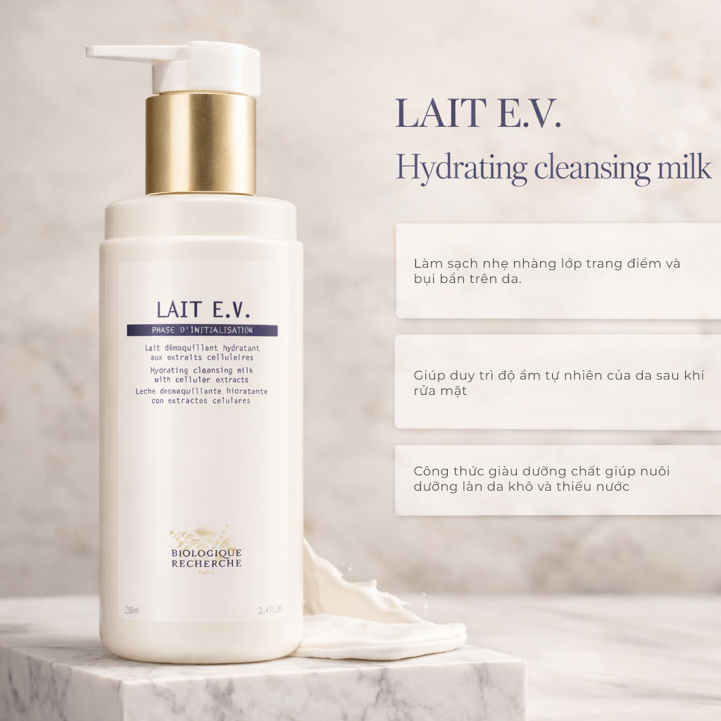 Công dụng Biologique Recherche Lait E.V.