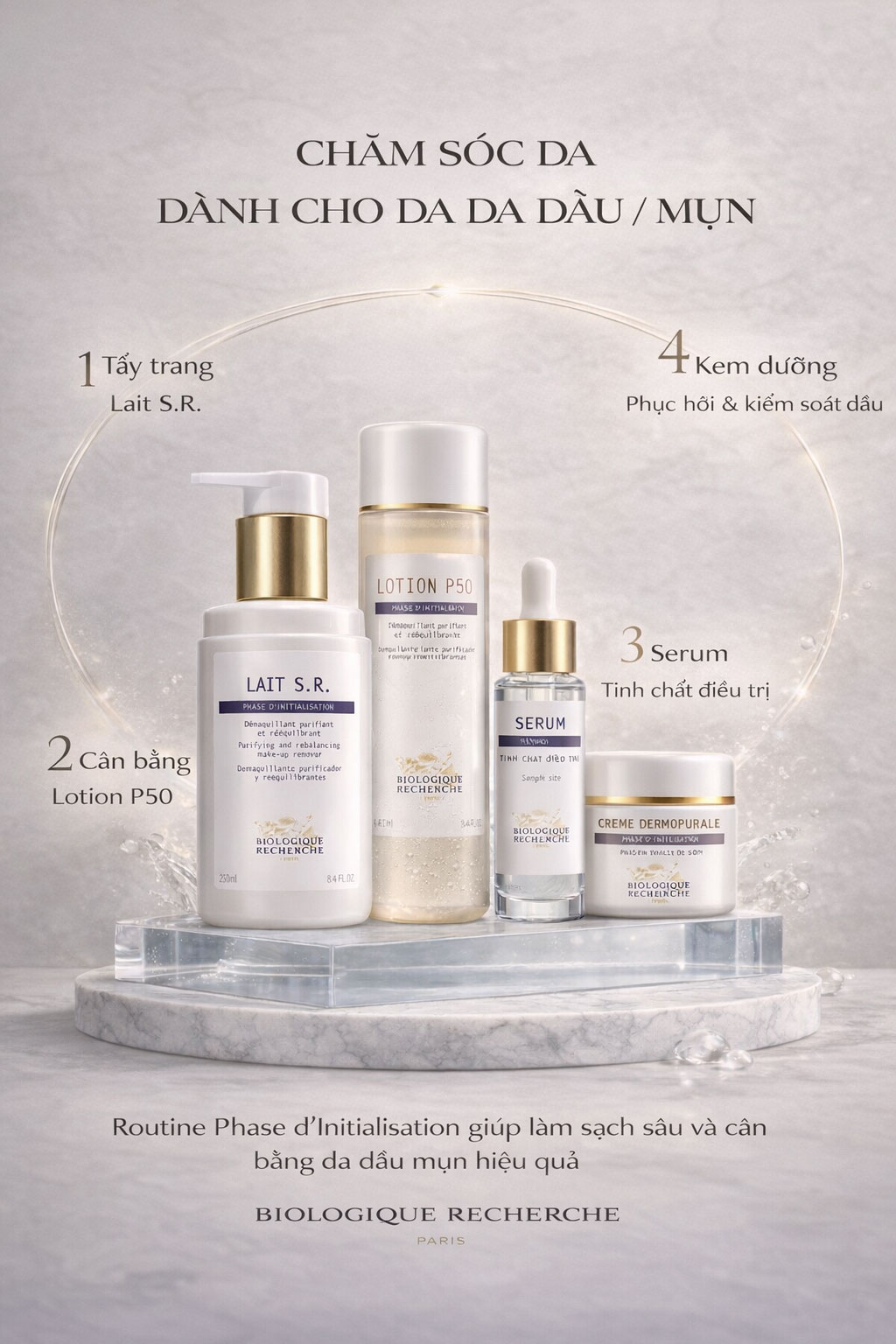 Hình: Routine Biologique Recherche Lait S.R.