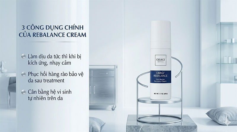 Hình: Công dụng Kem phục hồi Obagi Skin Barrier Recovery Cream
