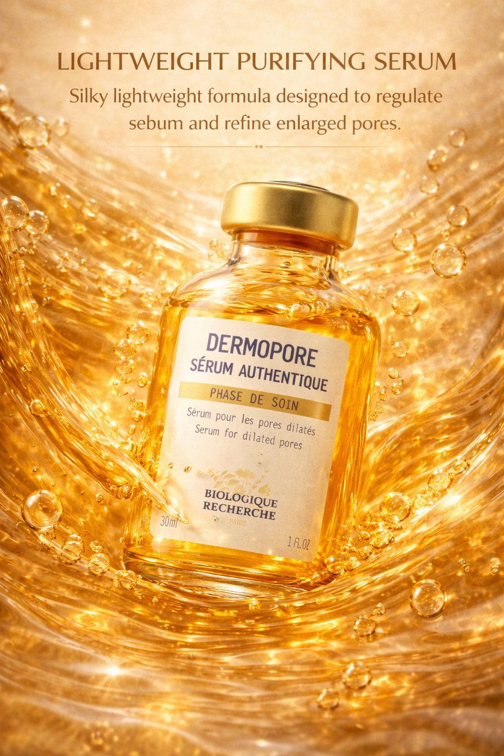 HÌnh texture Biologique Recherche Dermopore Serum