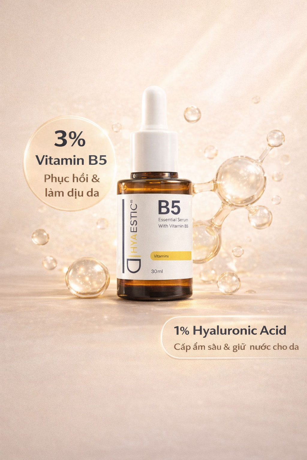 Hình: Thành phần nổi bật Hyaestic Vitamin B5