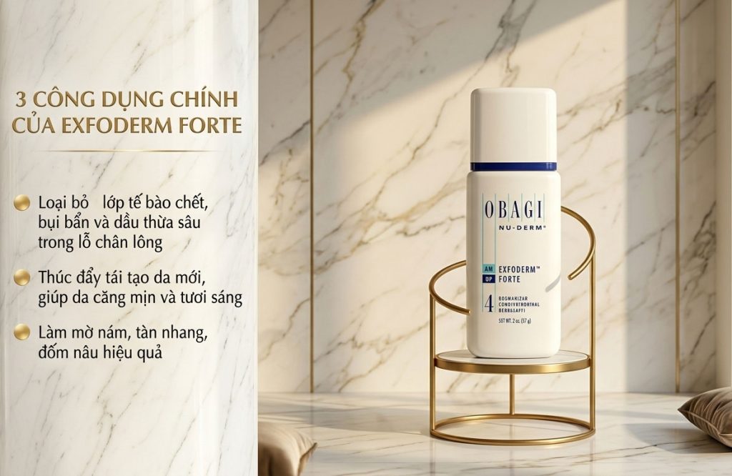 Công dụng obagi Exfoderm Forte