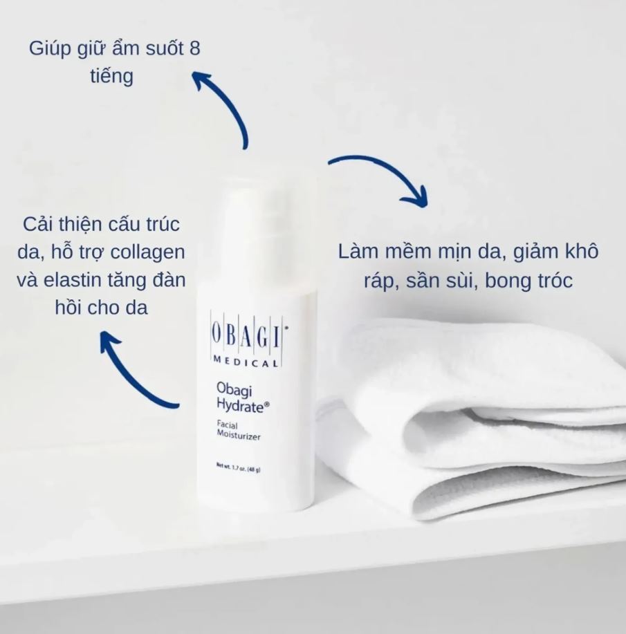 Công dụng Obagi Hydrate Moisturizer dưỡng ẩm