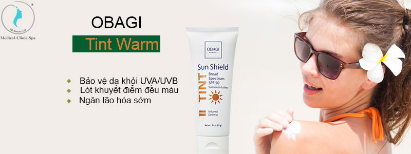 Công dụng kem chống nắng Tint SPF 50 Warm