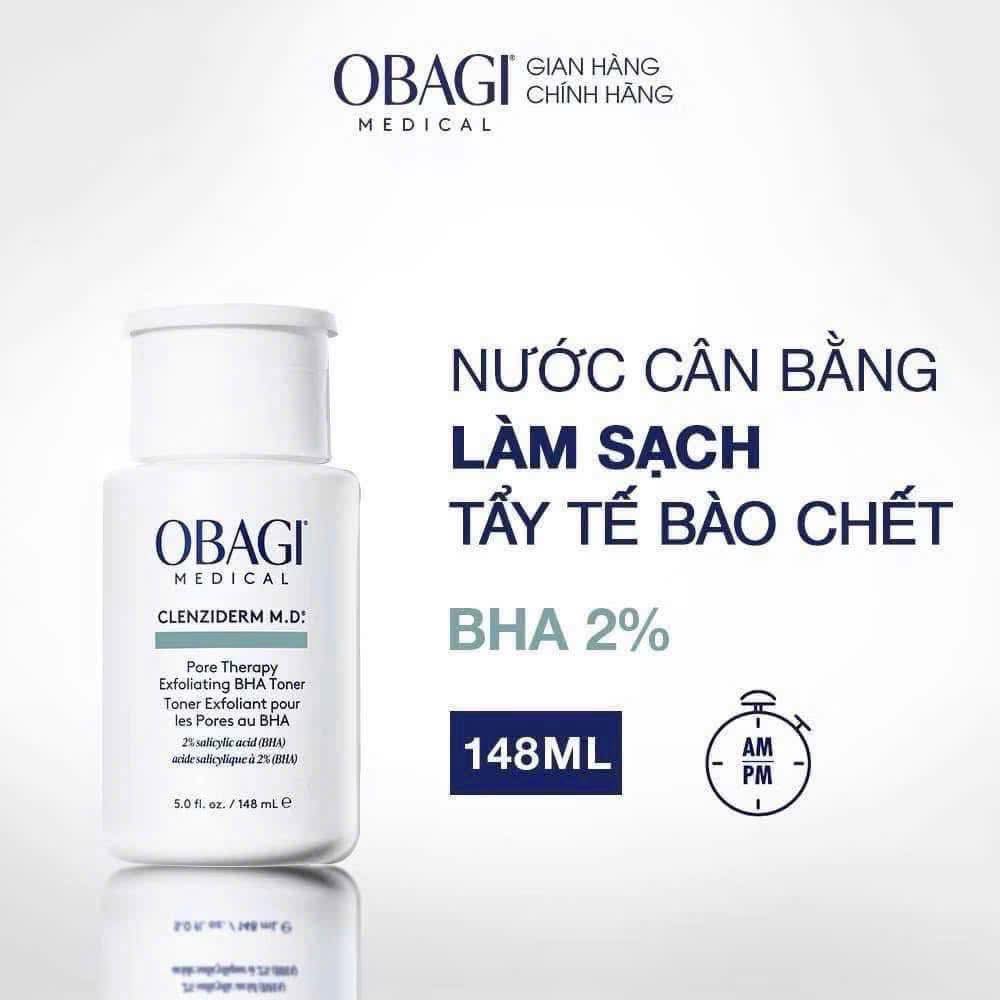 Hình: Công dụng Obagi CLENZIderm Pore Therapy Exfoliating BHA Toner