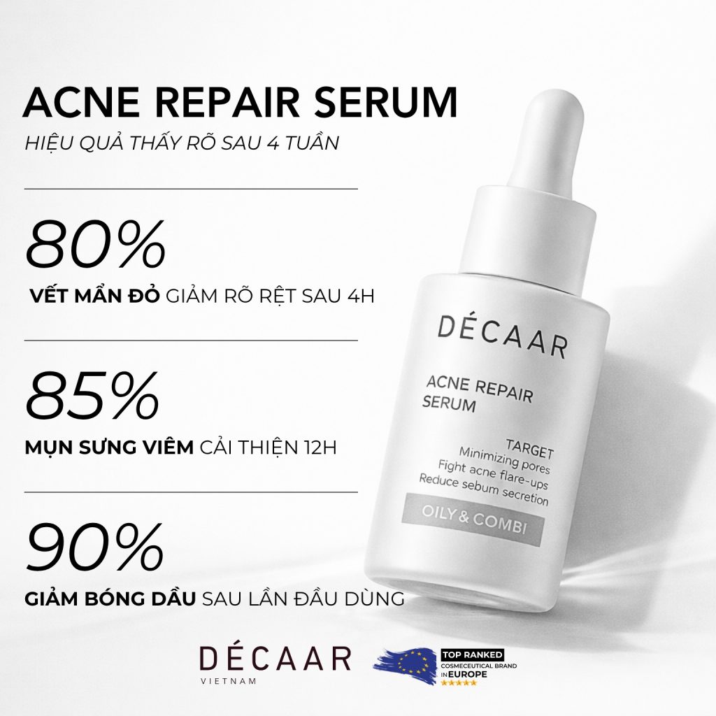 Hình: Serum giảm mụn Decaar Acne Repair