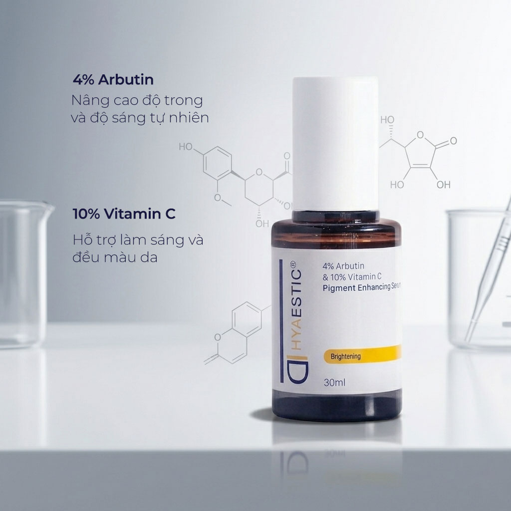 Hình: Thành phần trong Hyaestic Pigment Enhancing Serum