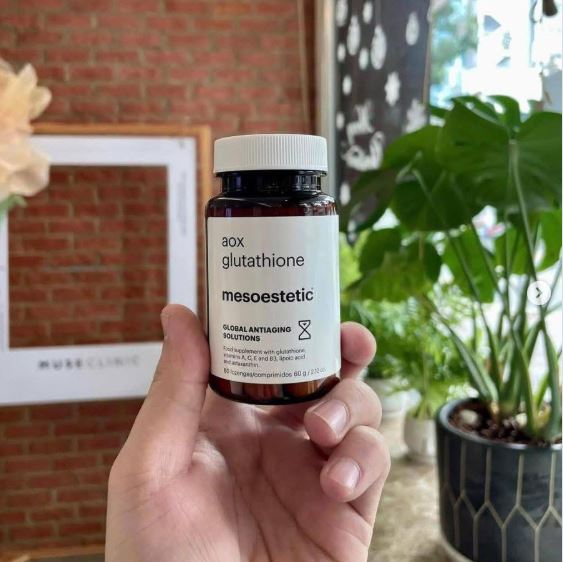 Hình: Viên uống Mesoestetic Aox Glutathione