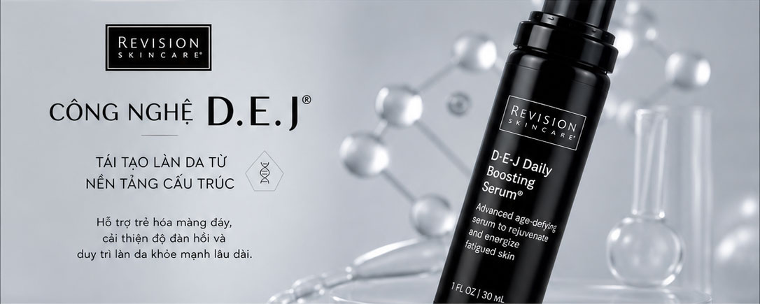 Hình: Công nghệ Revision Skincare D.E.J 