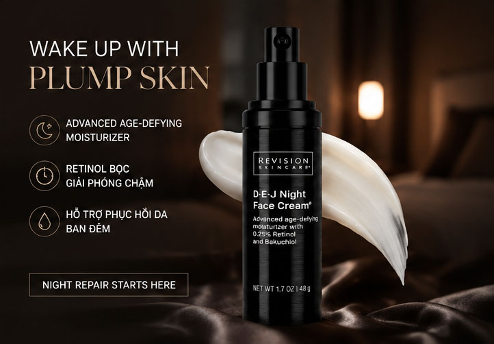 Hình: Texture của kem D.E.J Night Face Cream
