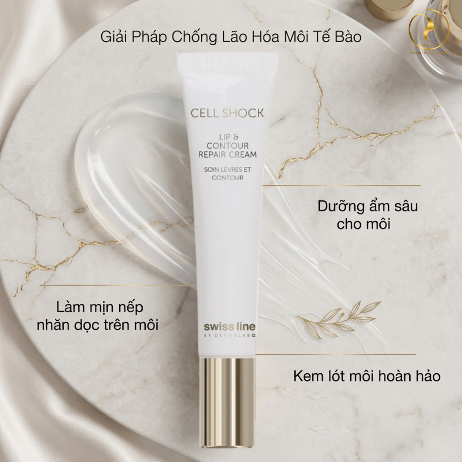 Hình: Công dụng Swissline Lip & Contour Repair Cream