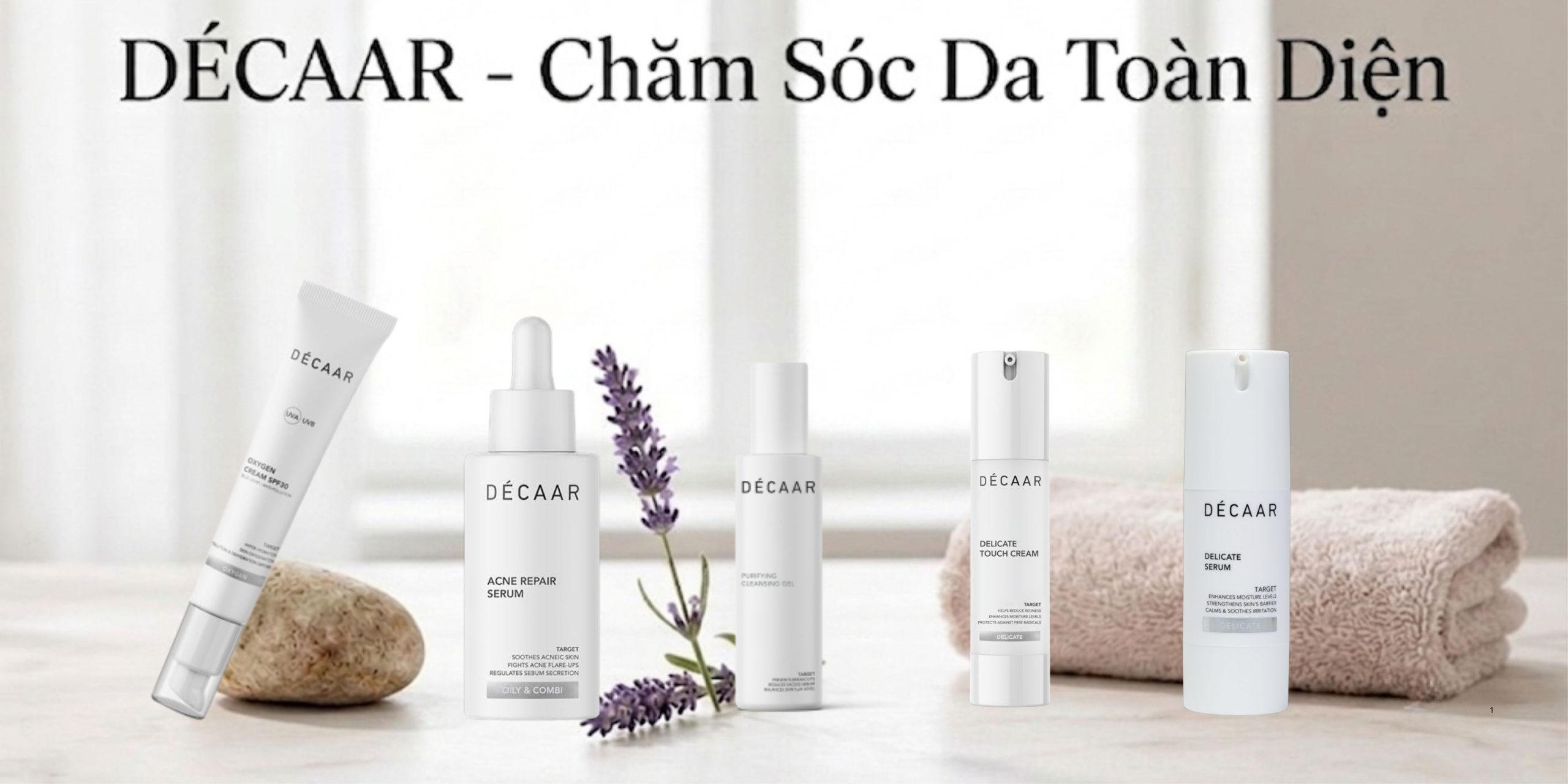 sản phẩm dưỡng da Decaar